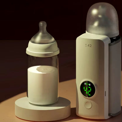 On-the-Go Comfort Cordless Portable Baby Bottle Warmer – Travel Essential for Busy Parents Warm bottles anytime, anywhere.