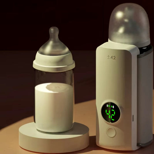 On-the-Go Comfort Cordless Portable Baby Bottle Warmer – Travel Essential for Busy Parents Warm bottles anytime, anywhere.