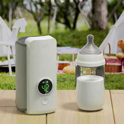 On-the-Go Comfort Cordless Portable Baby Bottle Warmer – Travel Essential for Busy Parents Warm bottles anytime, anywhere.
