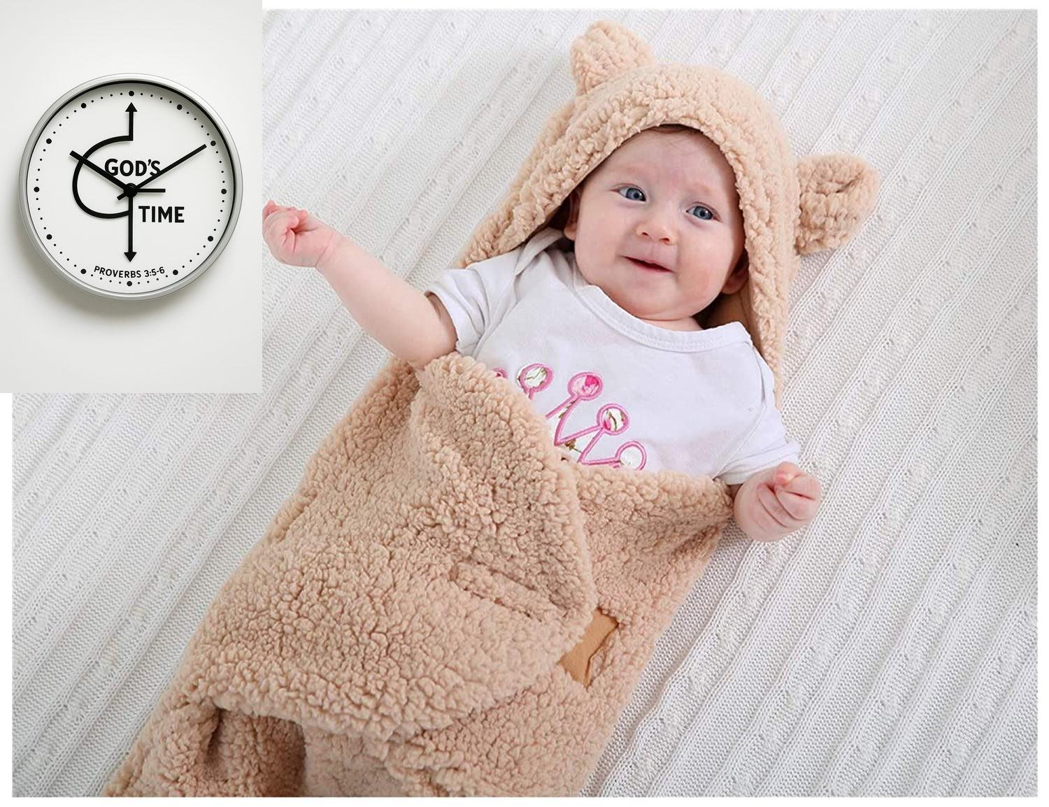 Cute Newborn Baby Boys Girls Blankets Plush Swaddle Blankets Brown